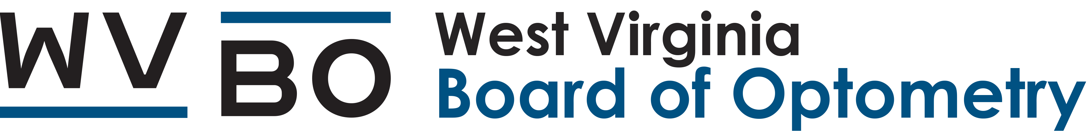 WV Board of Optometry logo
